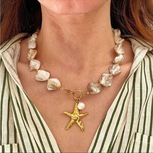 Starfish necklace N722